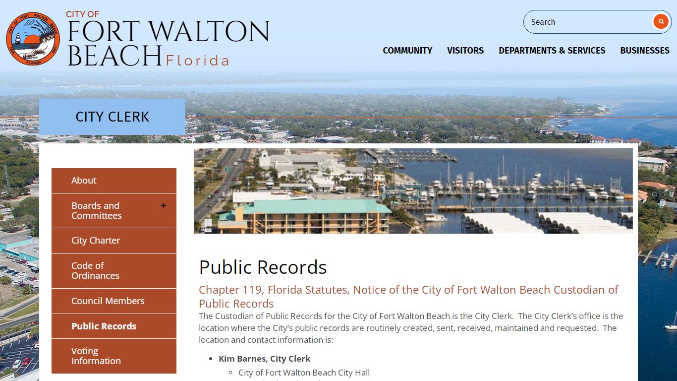 Public Records | Fort Walton Beach Florida